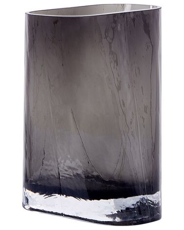 Flower Vase MITATA Glass 20 cm Grey