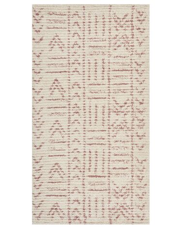 Vloerkleed EDIRNE Beige 80 x 150 cm Katoen