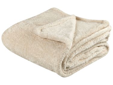 Couverture NAMDU 125 x 150 cm Beige clair