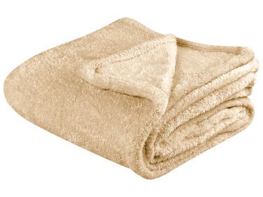 Couverture NAMDU 125 x 150 cm Beige sable
