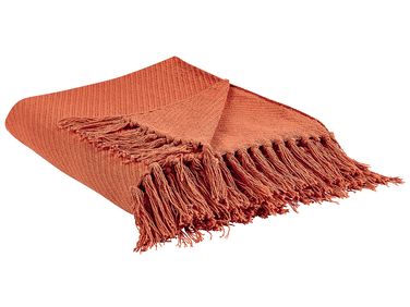 Couverture YARSA Coton 125 x 150 cm Rouge