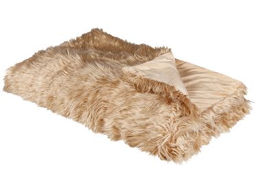 Bedspread DELICE 150 x 200 cm Light Brown