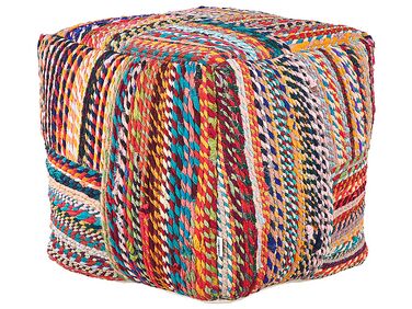 Pouf MEKHTAR Coton Multicolore