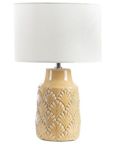 Lampe à poser BALAO Céramique Jaune