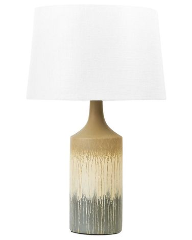Lampe à poser CALVAS Céramique Multicolore