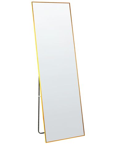 Miroir sur pied BEAUVAIS 156 cm Métal Doré