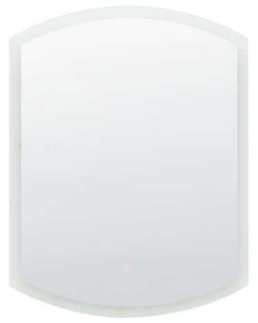 LED Bathroom Mirror BEZIERS 60 cm 78 cm Silver