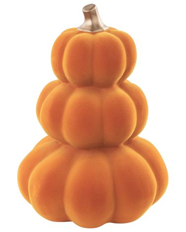 Accessoire Décoratif Citrouille KALAMATA Velours Orange