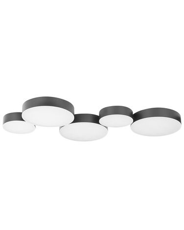 Plafonnier à LED LUGA Métal Noir