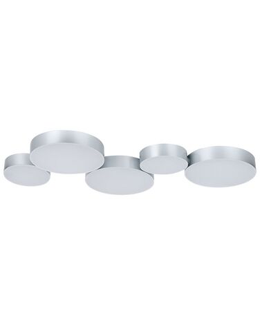 Plafonnier à LED LUGA Métal Argenté