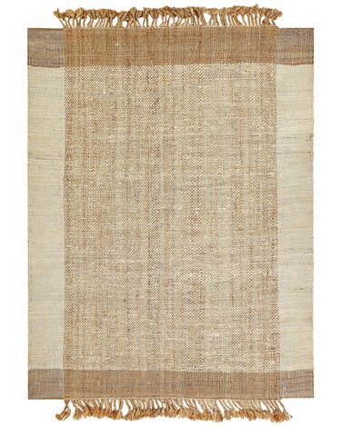 Rug DEDEMLI Beige 160 x 230 cm Jute