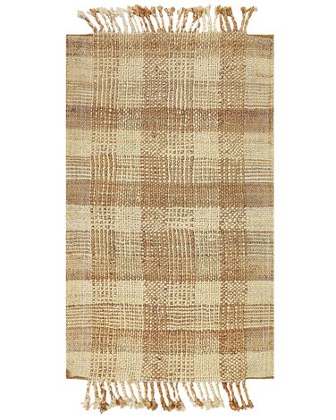 Rug BERISSA Beige 80 x 150 cm Jute
