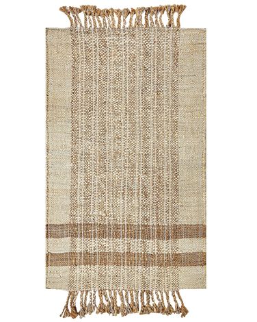 Rug ORTAOBA Beige 80 x 150 cm Jute
