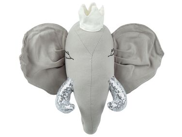 Kids Wall Decor Elephant TANTOR Cotton 33 cm Grey