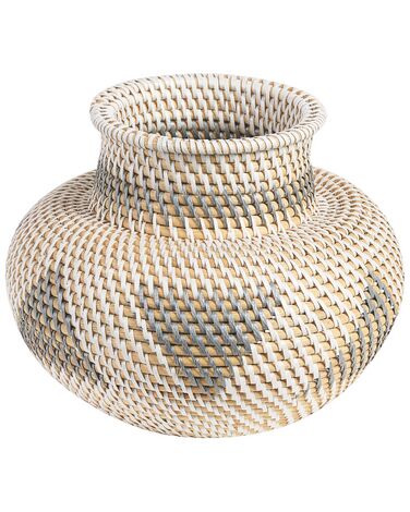 Decorative Vase ASAHAN Rattan 22 cm Natural