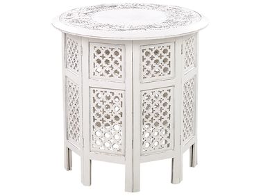 Side Table ELARA Mango Wood White