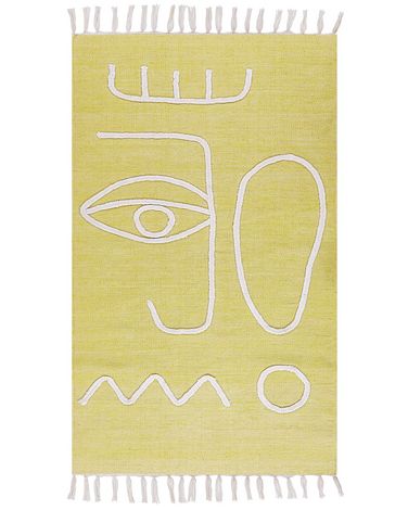Outdoor Rug YAVU Yellow 80 x 150 cm