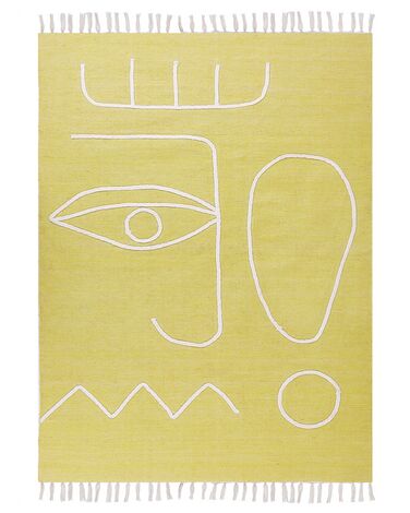 Outdoor Rug YAVU Yellow 140 x 200 cm