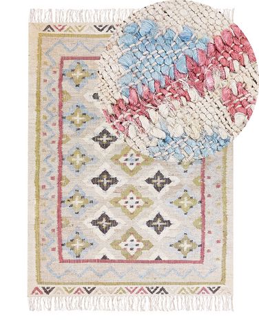 Rug TERKOS Multicolour 140 x 200 cm Jute