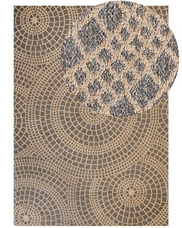 Rug ARIBA Grey Beige 160 x 230 cm Jute
