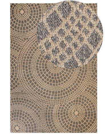 Rug ARIBA Grey Beige 200 x 300 cm Jute