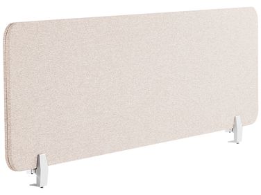 Cloison amovible de bureau WALLY 160 x 40 cm Beige