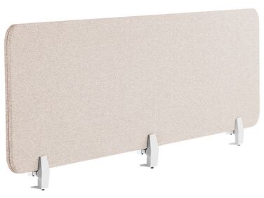 Cloison amovible de bureau WALLY 180 x 40 cm Beige