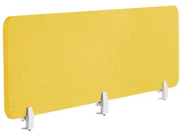Cloison amovible de bureau WALLY 180 x 40 cm Jaune