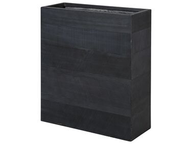 Plant Pot THIMENA 80 cm Black