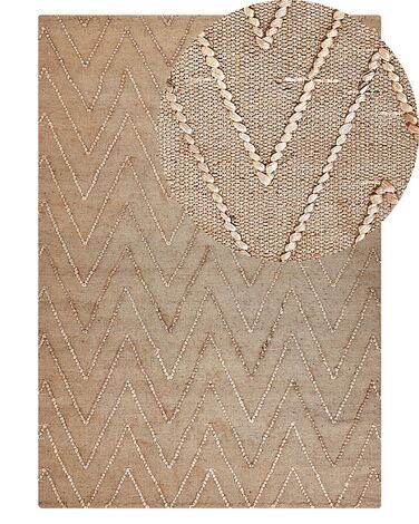 Rug DADAY Beige 160 x 230 cm Jute