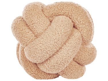Sierkussen MALNI Bouclé 19 x 19 cm Zandbeige effen
