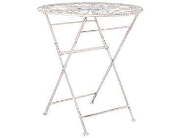 Bistro Table SCAFA 70 cm 70 cm Metal White