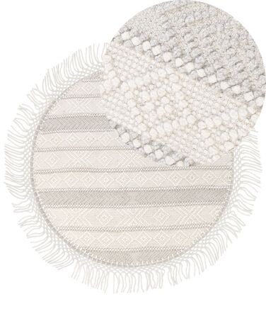 Rug BALTALAR Beige ø 140 cm Wool