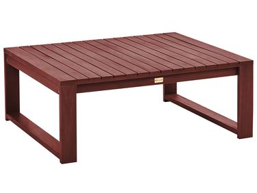 Tuin salontafel TIMOR 90 cm 75 cm Acaciahout Donkerrood