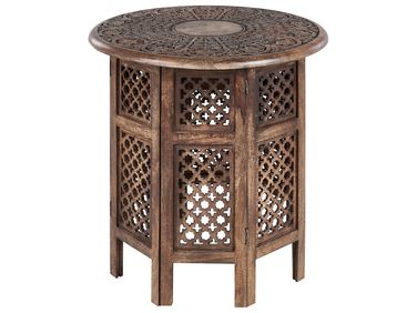 Side Table KUMALI Mango Wood Brown