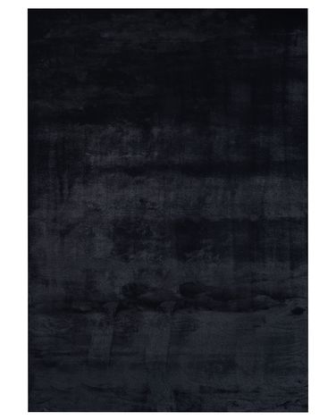 Faux Fur Rug MIRPUR Black 160 x 230 cm