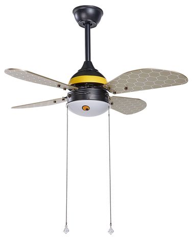 Plafondventilator met verlichting DOLORES LED Geel