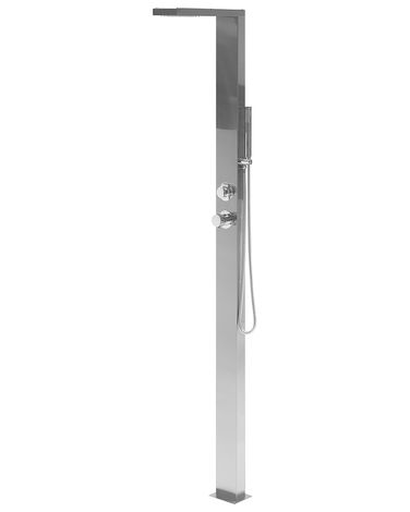 Freestanding Outdoor Shower LOTZORAI Silver