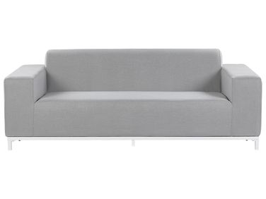 Garden Sofa 2 Seater ROVIGO Light Grey