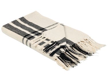 Couverture YUVALI Coton 130 x 170 cm Blanc