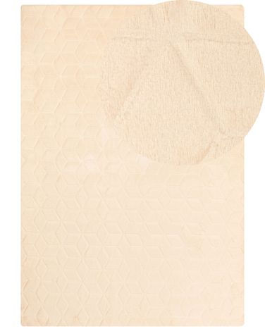 Faux Fur Rug THATTA Beige 160 x 230 cm