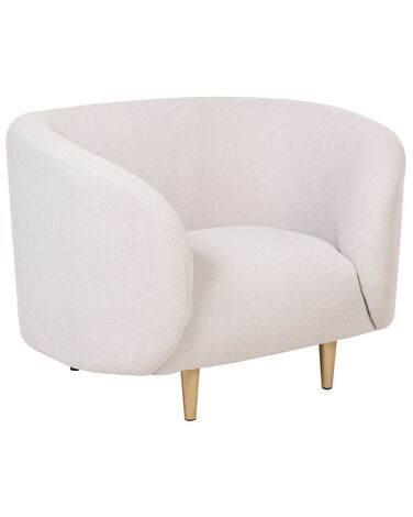 Fauteuil LOEN Stof Lichtbeige