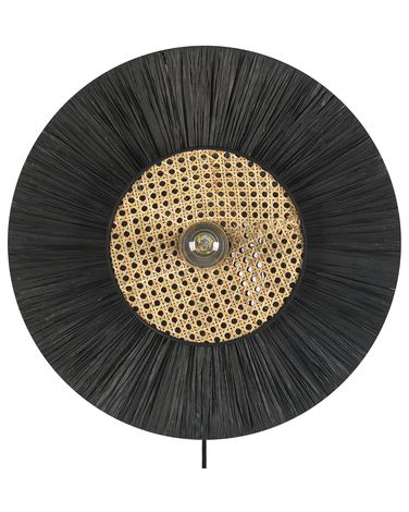 Wall Lamp YAAPI Paper Black