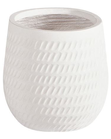 Plant Pot LIVADIA 19 cm Off-White