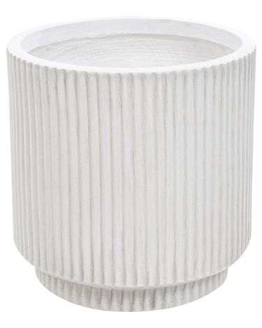 Plant Pot DARIA 24 cm Off-White