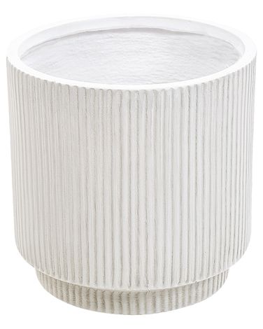 Plant Pot DARIA 30 cm Off-White