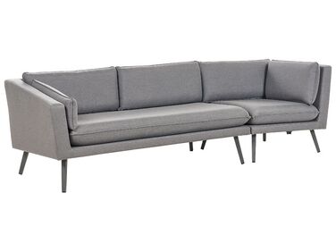 Garden Sofa 3 Seater LORETELLO Right Hand Grey