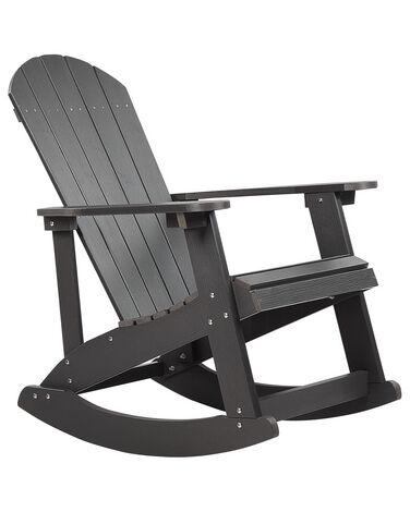 Tuinschommelstoel ADIRONDACK Donkergrijs