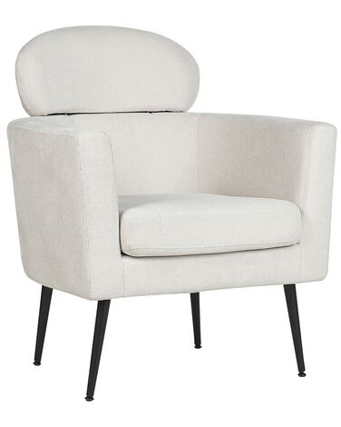 Fauteuil SOBY Stof Gebroken wit