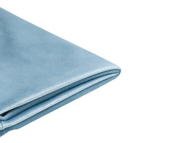 Revêtement de cadre de lit Velours FITOU 90 x 200 cm Bleu clair